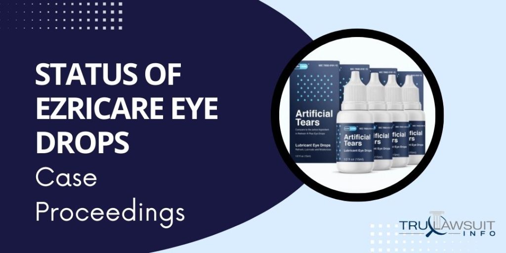Status of Ezricare eye drops case Proceedings