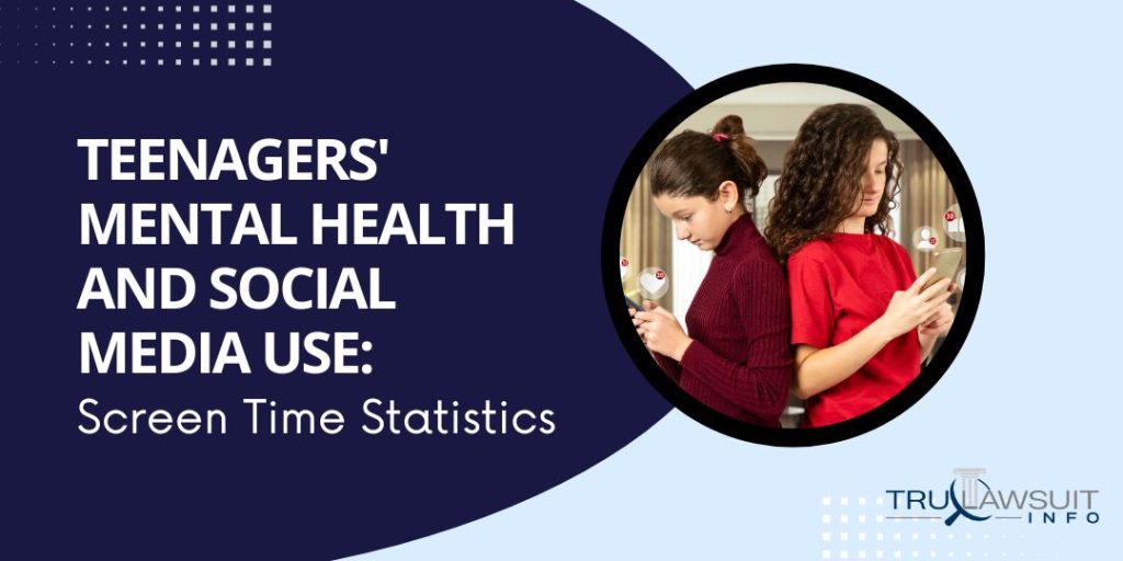 Teenagers' Mental Health and Social Media Use Screen Time Statistics