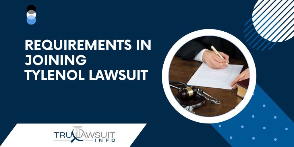 Requirements in Joining Tylenol Lawsuit