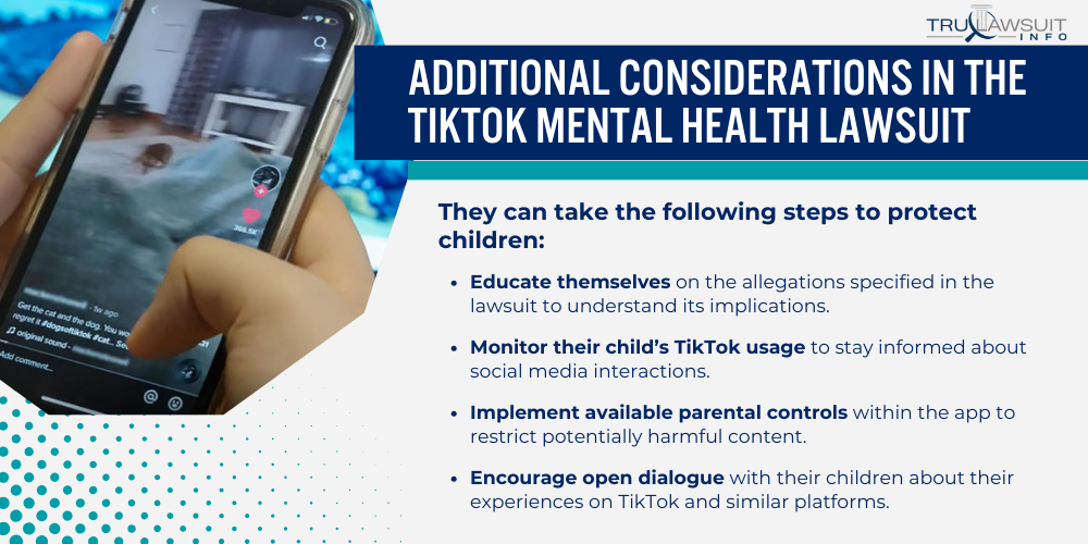 Additional Considerations in the TikTok Mental Health Lawsuit