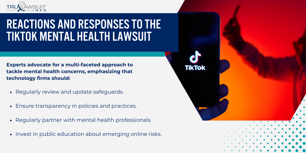 Reactions and Responses to the TikTok Mental Health Lawsuit