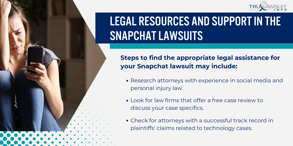 Legal Resources and Support in the Snapchat Lawsuits
