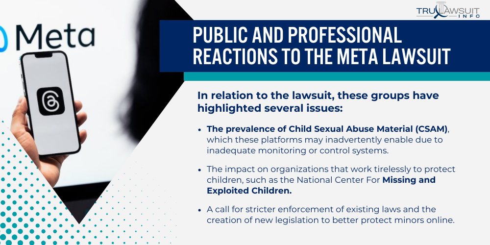 Public and Professional Reactions to the Meta Lawsuit