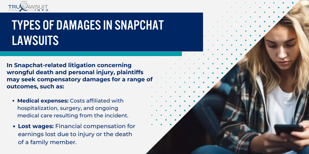 Types of Damages in Snapchat Lawsuits