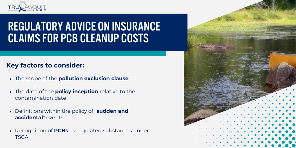 Regulatory Advice on Insurance Claims for PCB Cleanup Costs