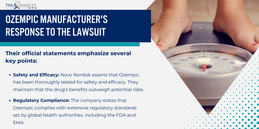 Ozempic Manufacturer's Response to the Lawsuit